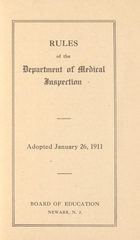 Rules of the Department of Medical Inspection
