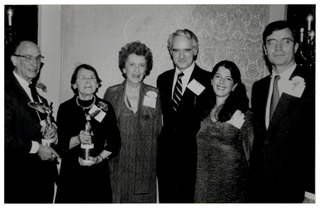Louis Sokoloff at the 1981 Lasker Awards ceremony