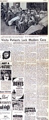 Vinita Patients Lack Modern Care (photograph of newspaper page)