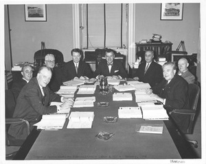 John E. Fogarty with the rest of the House Appropriations Committee's Subcommittee for Labor, Department of Health, Education, and Welfare