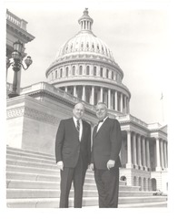 John E. Fogarty with Melvin Laird on the U.S. Capitol steps