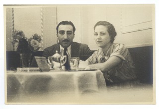 Michael DeBakey, with his first wife Diana on an early trip