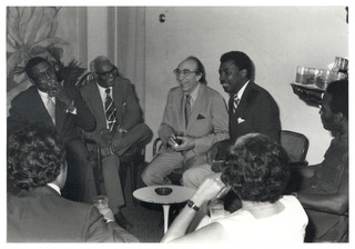 Michael DeBakey with medical colleagues in Trinidad