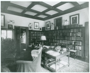 [Library at 13 Norham Gardens, Oxford] (image 2)