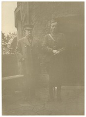 William Osler and his son Revere, in uniform at 13 Norham Gardens