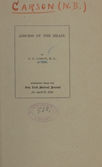 Abscess of the brain