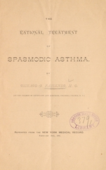 The rational treatment of spasmodic asthma