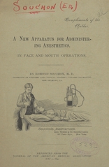 A new apparatus for administering anesthetics in face and mouth operations