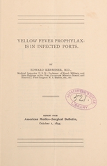 Yellow fever prophylaxis in infected ports