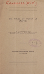 The modes of action of emetics