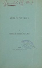 Amblyopiatrics