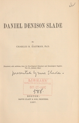 Daniel Denison Slade