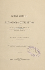 Geographical pathology of consumption