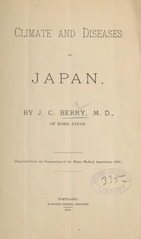 Climate and diseases of Japan