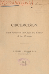 Circumcision: short review of the origin and history of this custom