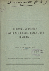 Harmony and discord, health and disease, healing and hindering
