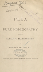 Plea for pure homoeopathy against eclectic homoeopathy