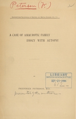 A case of amaurotic family idiocy, with autopsy