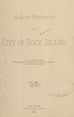 Health ordinances of the city of Rock Island