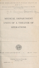 Medical Department units of a theater of operations