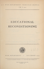 Educational reconditioning