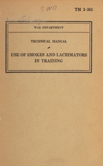 Use of smokes and lacrimators in training