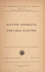 Suction apparatus, portable, electric