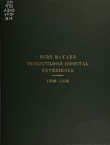Fort Bayard tuberculosis hospital experience: 1899-1913