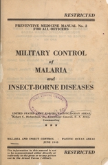 Military control of malaria and insectborne diseases