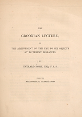 The Croonian lecture: on the adjustment of the eye to see objects at different distances