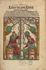 Liber de arte distillandi de compositis =: Das  Bůch der waren Kunst zü distillieren die Composita un[d] Simplicia, und dz Bůch Thesaurus pauperu[m] : ein Schatz d[er] Arme[n] gena[n]t Micariu[m] : die brösamlin gefallen vo[n] de[n] büchern d[er] Artzny : und durch Experime[n]t