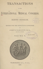 Transactions of the International Medical Congress: ninth session, Washington, D.C., U.S.A., 1887 (Volume 5)