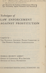 Techniques of law enforcement against prostitution