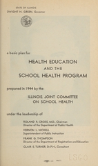 A basic plan for health education and the school health program