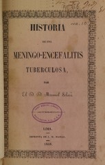 Historia de una meningo-encefalitis tuberculosa