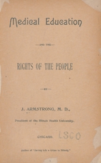 Medical education and the rights of the people