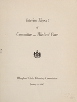 Interim report of Committee on Medical Care