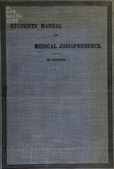 Student's manual of medical jurisprudence