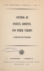 Control of insects, rodents, and other vermin: a guide for post engineers