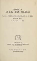 Florida's school health program: Florida program for improvement of schools