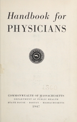 Handbook for physicians