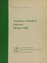 Academy of Medical Sciences of the USSR: history and organization, 1944-1959