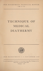 Technique of medical diathermy