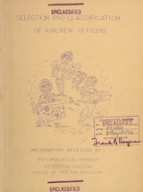 Selection and classification of aircrew officers