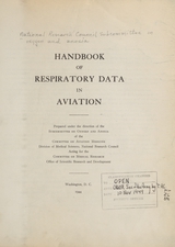 Handbook of respiratory data in aviation
