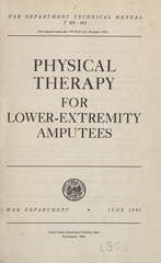 Physical therapy for lower-extremity amputees