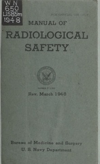 Manual of radiological safety