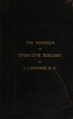 The technique of operative surgery