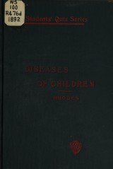 Diseases of children: a manual for students and practitioners