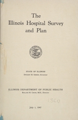 The Illinois hospital survey and plan